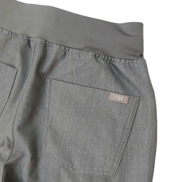 Figs Zamora Jogger Scrub Pants Womens XS Gray Technical Comfortable Uniform Work - Picture 6 of 12